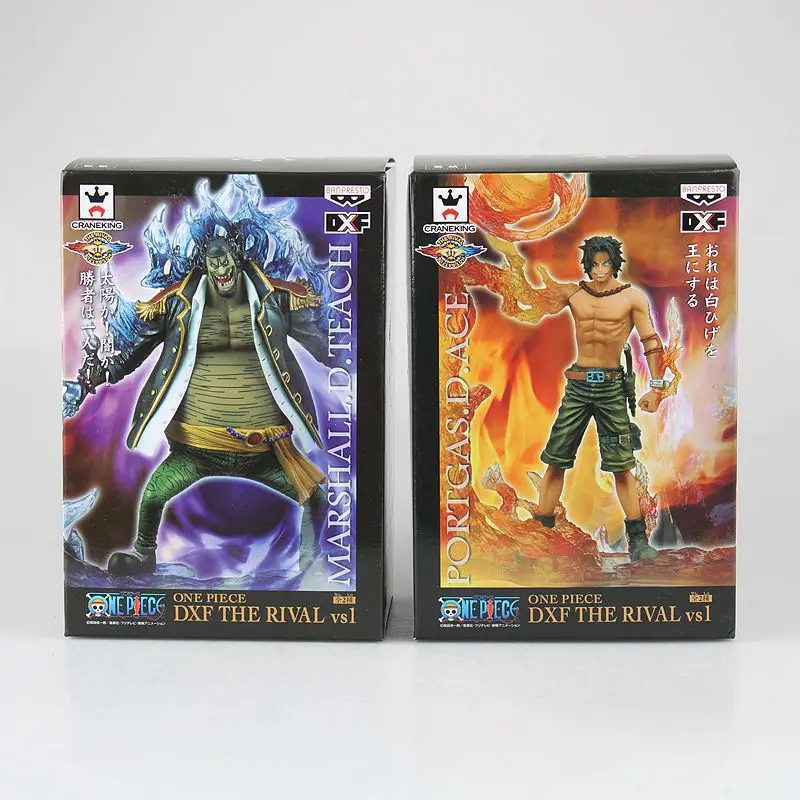 Anime One Piece DXF The Rival Portgas D Ace VS Marshall D Teach