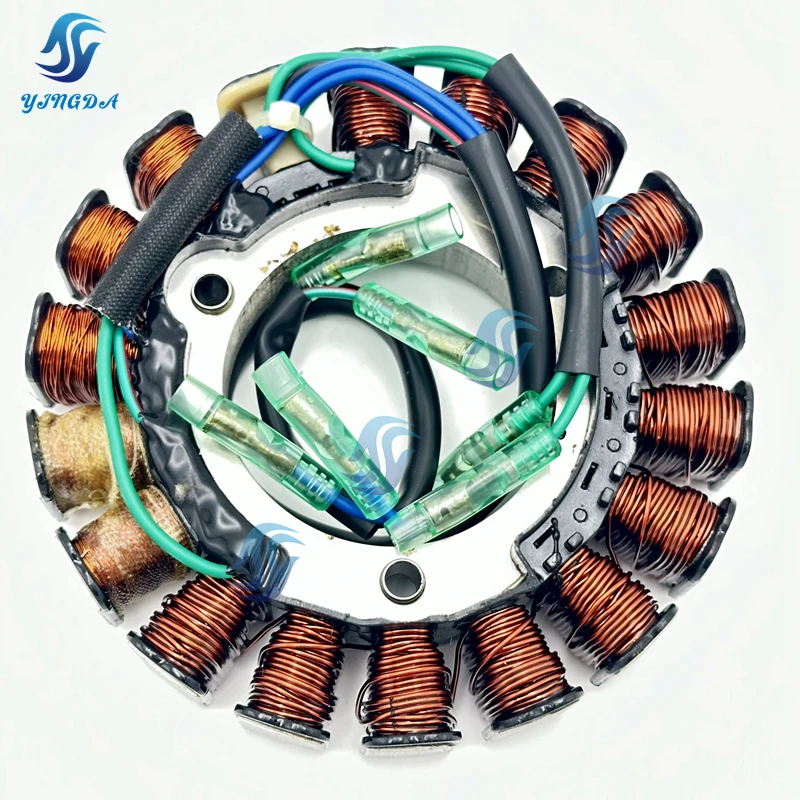 Gruppo Statore Fuoribordo Muslimex Per Motore Yamaha F20-05000200 Tj6114 F20 Motore Fuoribordo 6Ah-85510