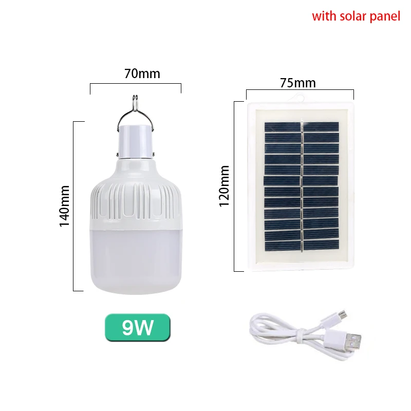 Portable LED Solar Lamp Charged Solar Energy Light Panel Powered Emergency Bulb For Outdoor Garden Camping Tent Fishing solar garden lights decorative Solar Lamps