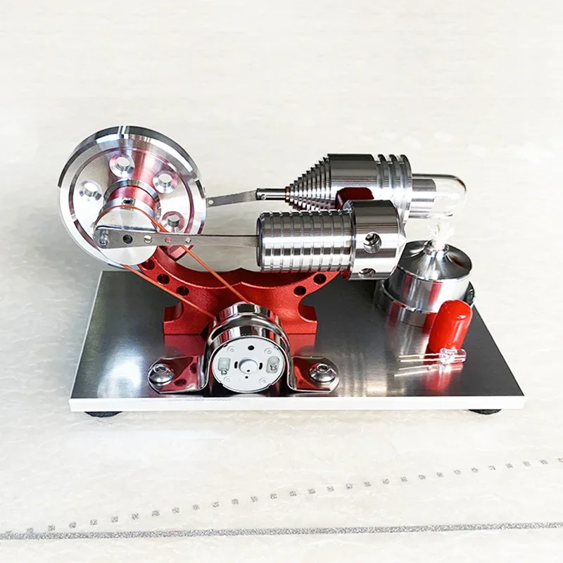 Miniature Stirling Engine Model Generator Steam Power Technology Science Power Generation Experiment Toy Gift
