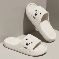 Summer Cartoon Bear Indoor Slippers for Women Lightweight Soft EVA Slides Woman Comfort Home Bathroom Non Slip Slippers - Image 5