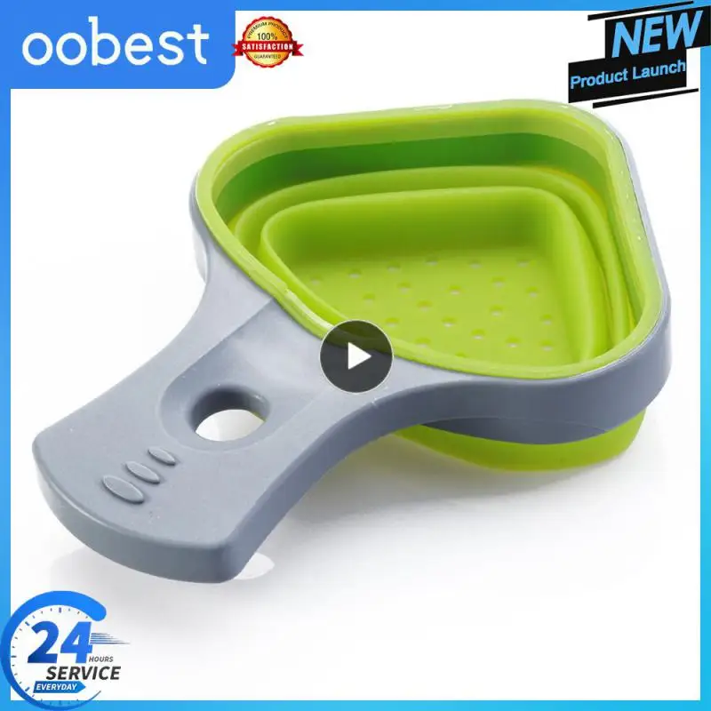 Spaghetti Net Practical Durable Convenient Foldable Versatile Silicone Strainer With Spaghetti Net Versatile Cooking Helper