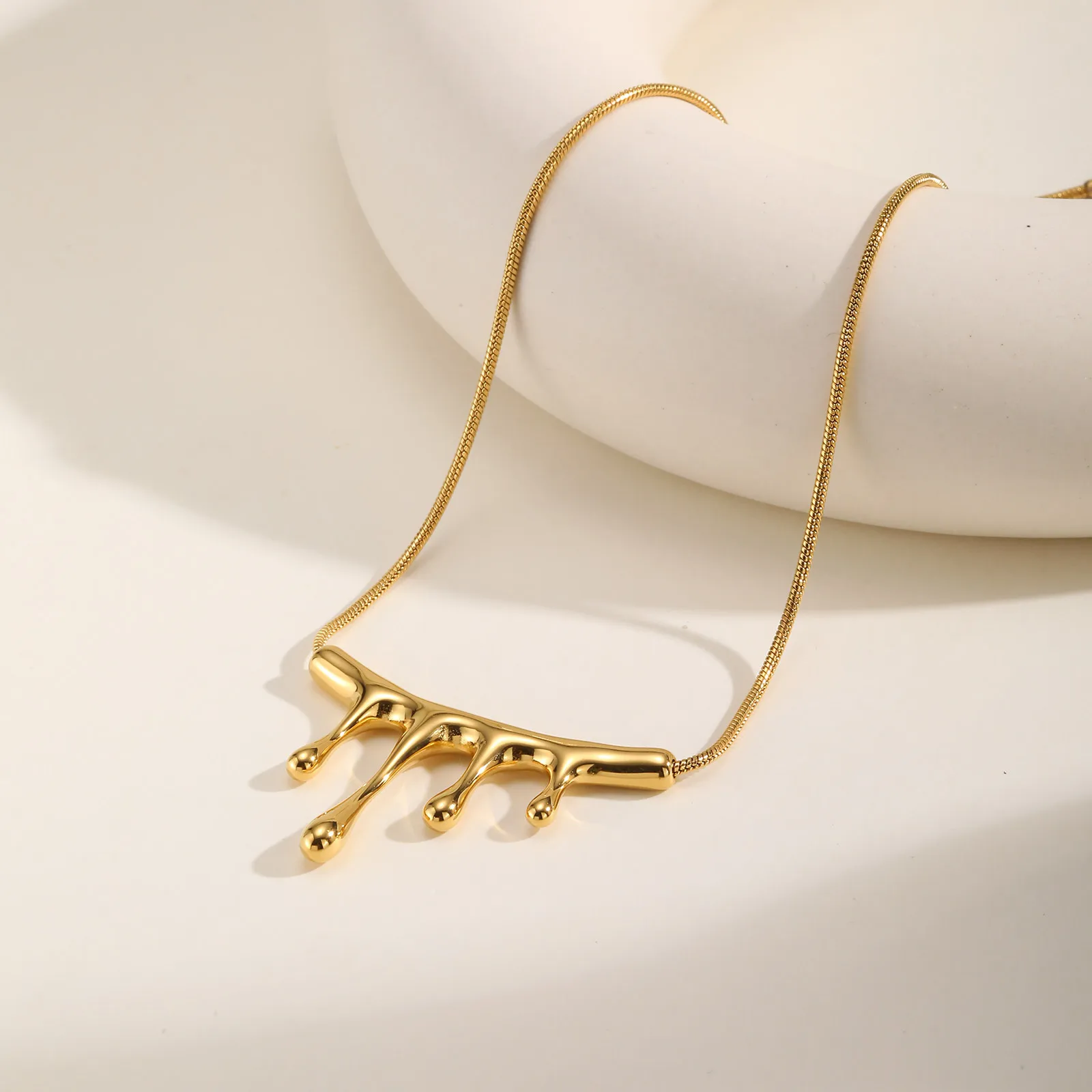 Edelstahl Schmuck Anhänger Frau Halskette Wassertropfen Charm für Hochzeit Party Mutter Freundin Valentinstag Geschenk – Detail 11