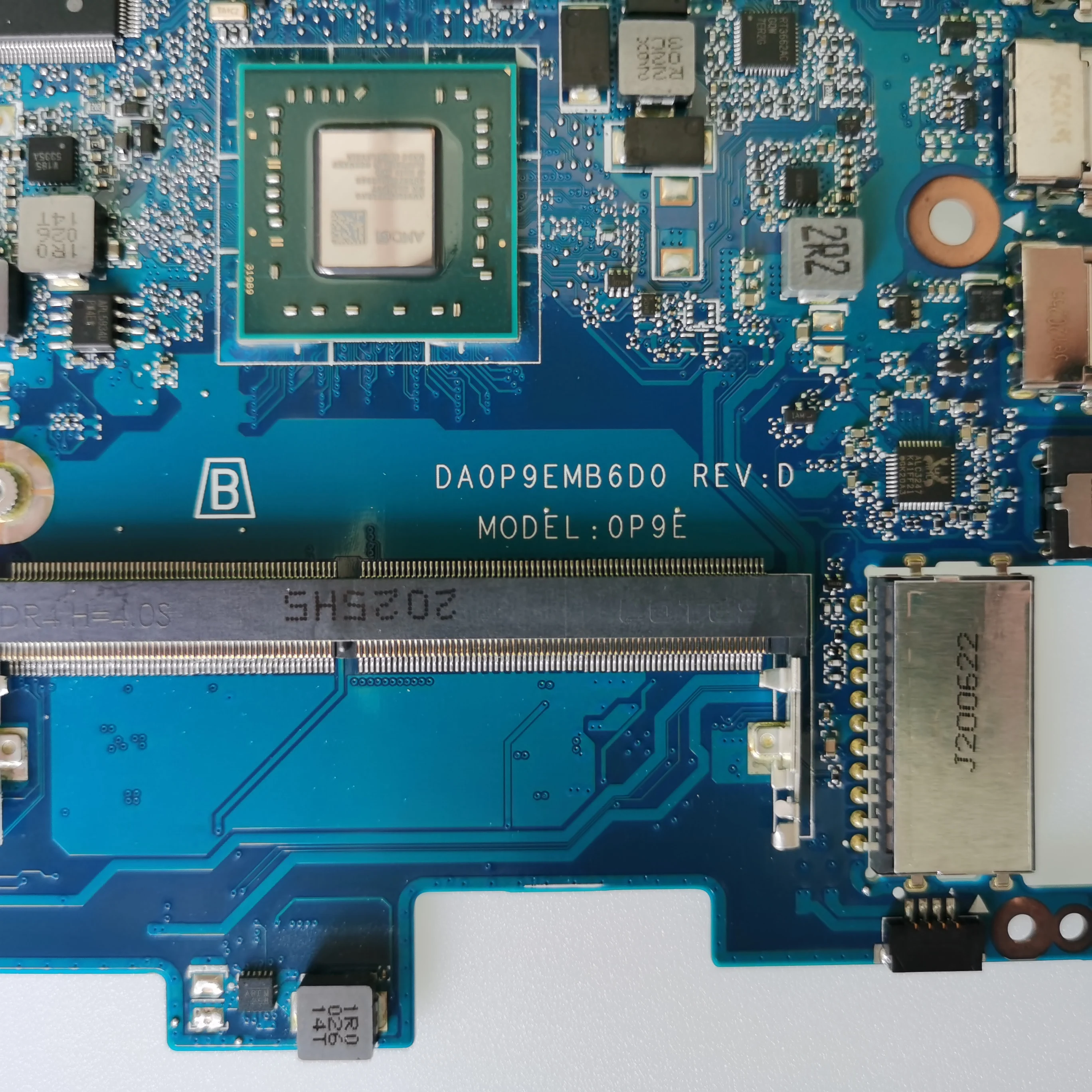 Placa-mãe para Laptop hp Stream L62001601 A4-9120e 64gemmc Win sem Ram Da0p9emb6d0 Rev:d 14-ds 0p9e - Imagem 3
