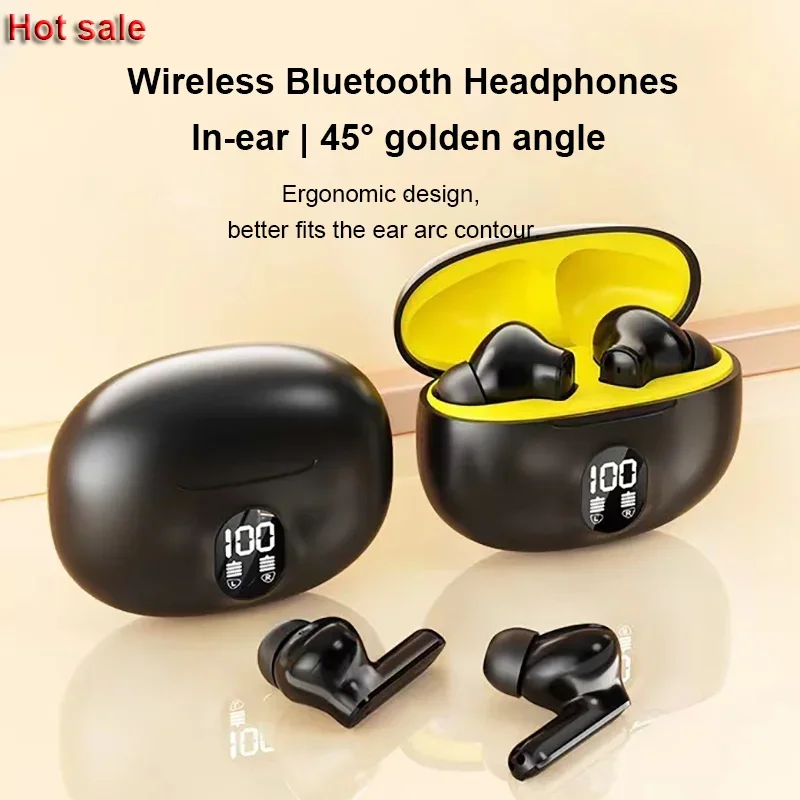 NEW S510 TWS Wireless Headphones LED Power Earphones Digital Display Headset Stereo Sound Bluetooth-compatible 5.3 for Xiaomi 2