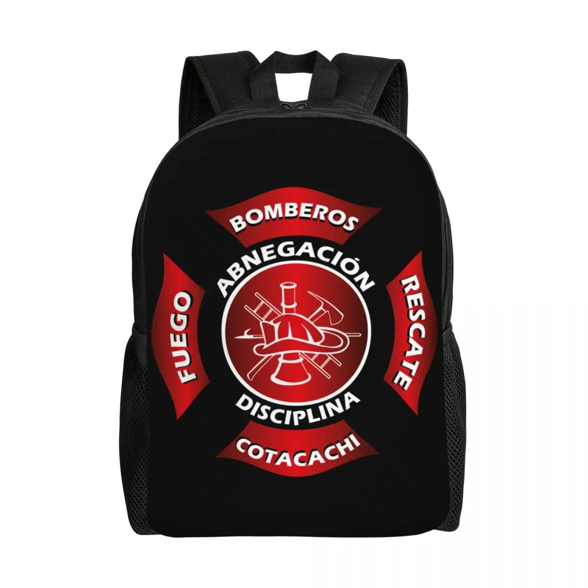 

Рюкзак Bomberos для пожарных для девочек и мальчиков, школьный дорожный ранец для школы и колледжа, подходит для 15-дюймовых ноутбуков