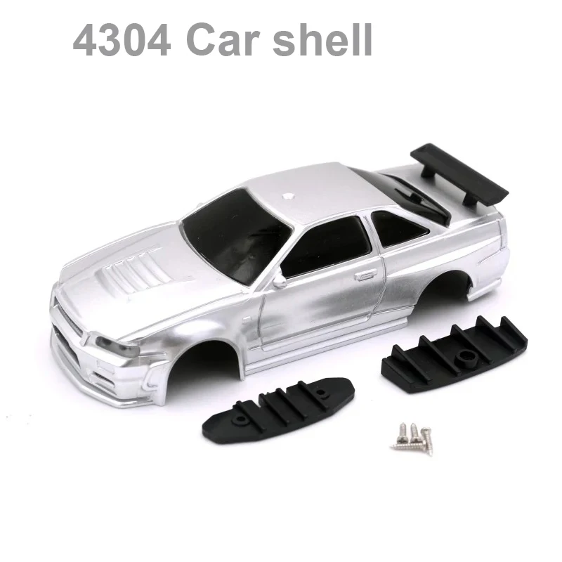 Pezzi di ricambio per auto RC 1:43 per Jiabaile 4301 4302 4303 4304, parti di ricambio durevoli per albero di trasmissione dello sterzo e pneumatici - immagine 5