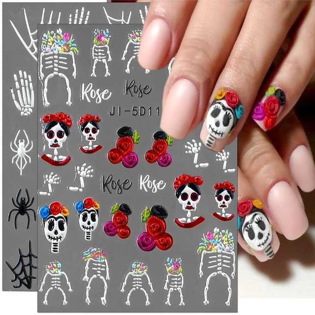 Halloween, Eyeballs, Nail Stickers, Halloween Nail Art, Spooky