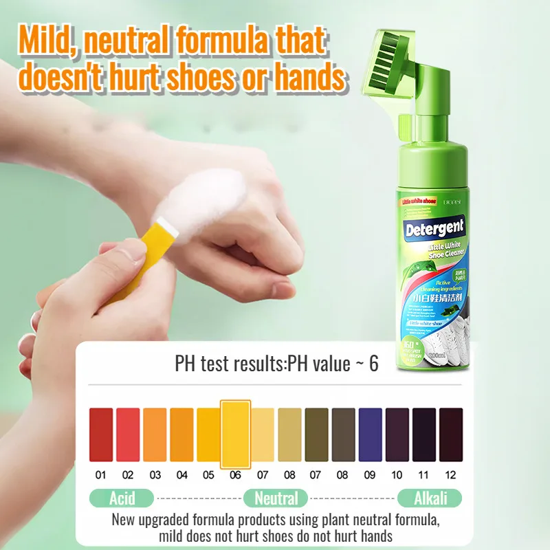 Powerful cleaner foam stain remover small white shoes washing shoes strong deyellowing whitening