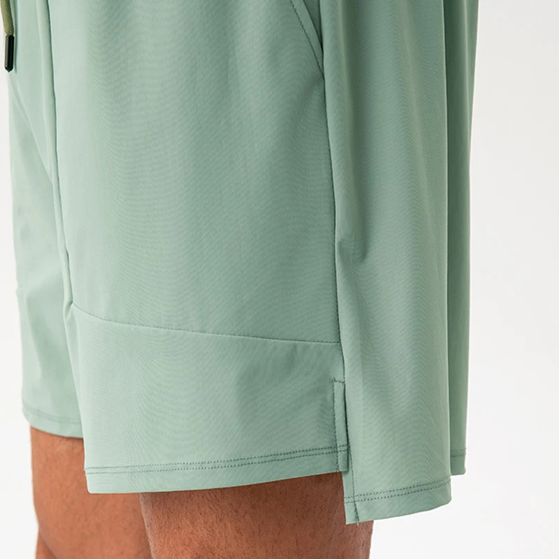 Nestandartní logem muži prodyšné běžecký šortky rychlý suchý elastická fitka fitness tvoření krátký kalhot po jednom vrstva léto ležérní bottoms