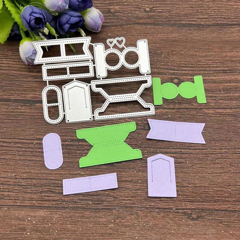 

2022New Multilateral body Metal Cutting Dies Stencils For DIY Scrapbooking Decorative Embossing Handcraft Template