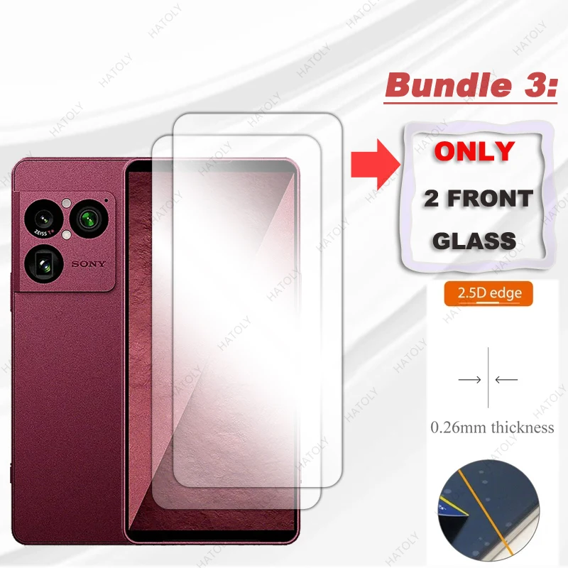 HD Clear Protective Film and Camera Lens Protector for Sony Xperia 1 VIII 5G