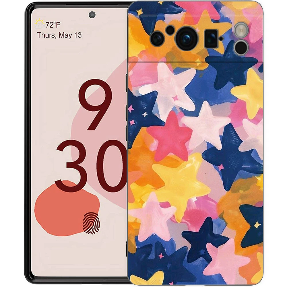 Colorful Stars Soft Phone Case Cover