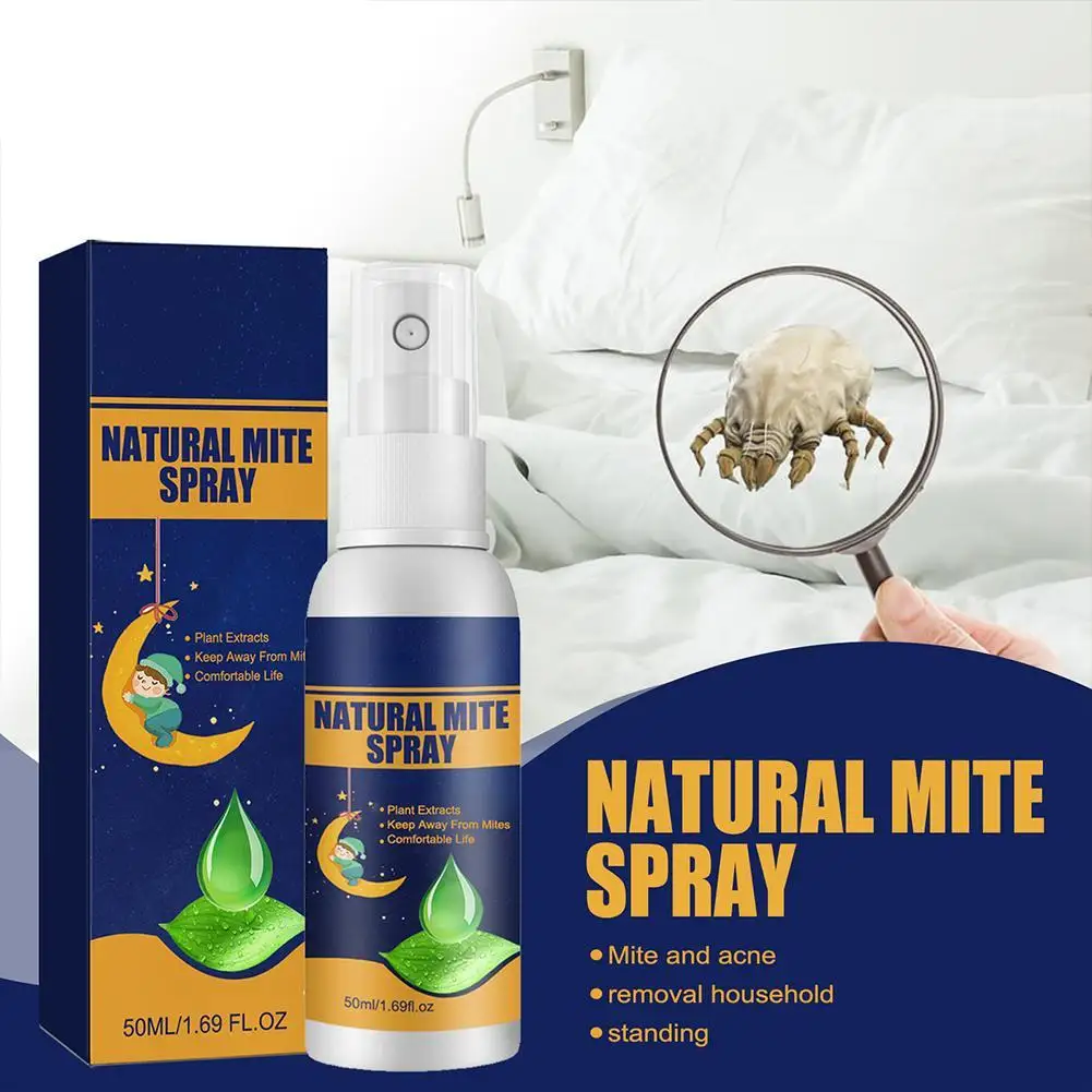 Dust Mite Killing Spray Removal Mite Indoor Clean Exterminating Bedbug Killer Removal Spray Pet Cleaner