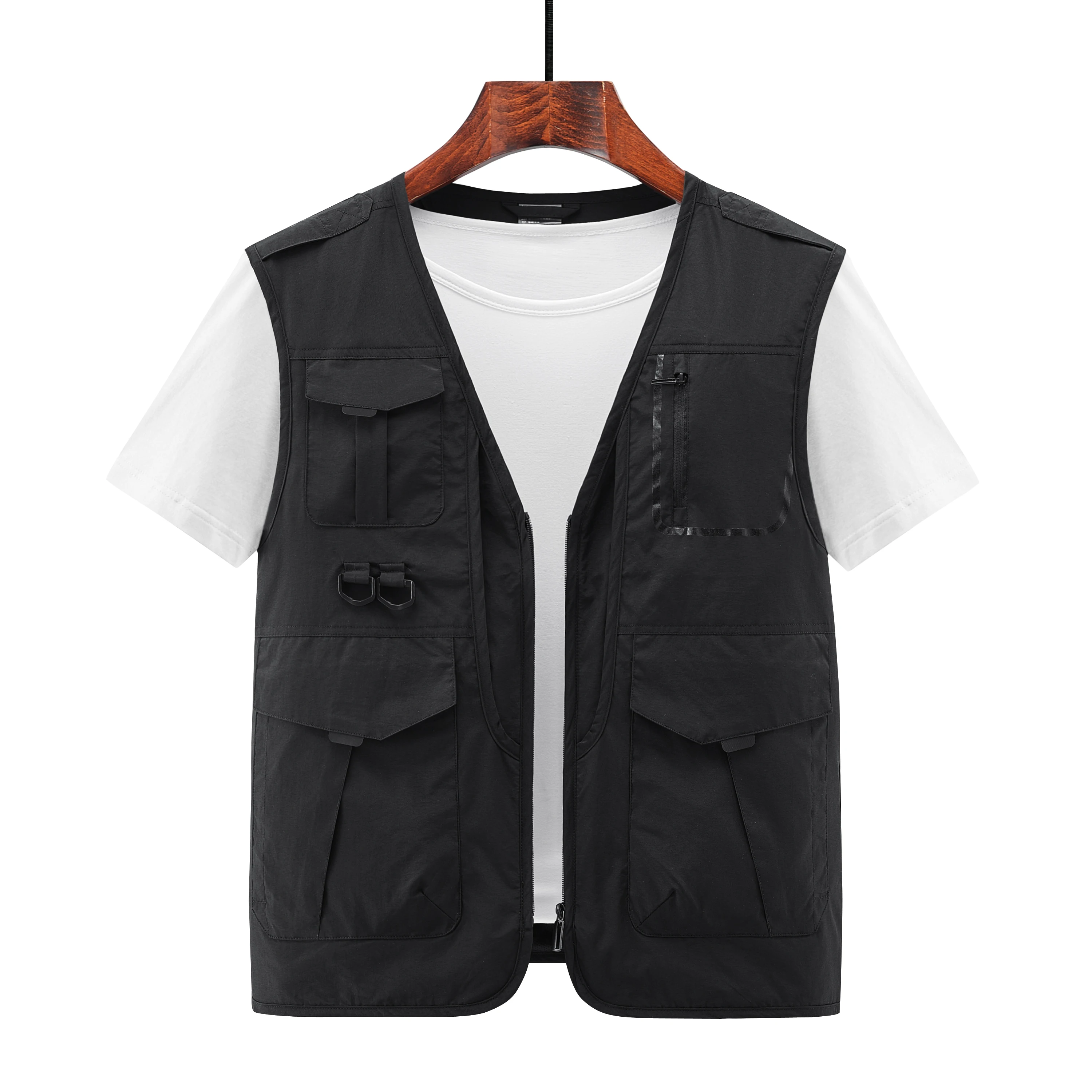 Description Picture 3 of itemSleeveless Jacket Fashion Fishing Vests For Men's Photography Casual Waistcoat 2024 Spring Autumn Outdoors Military Clothing