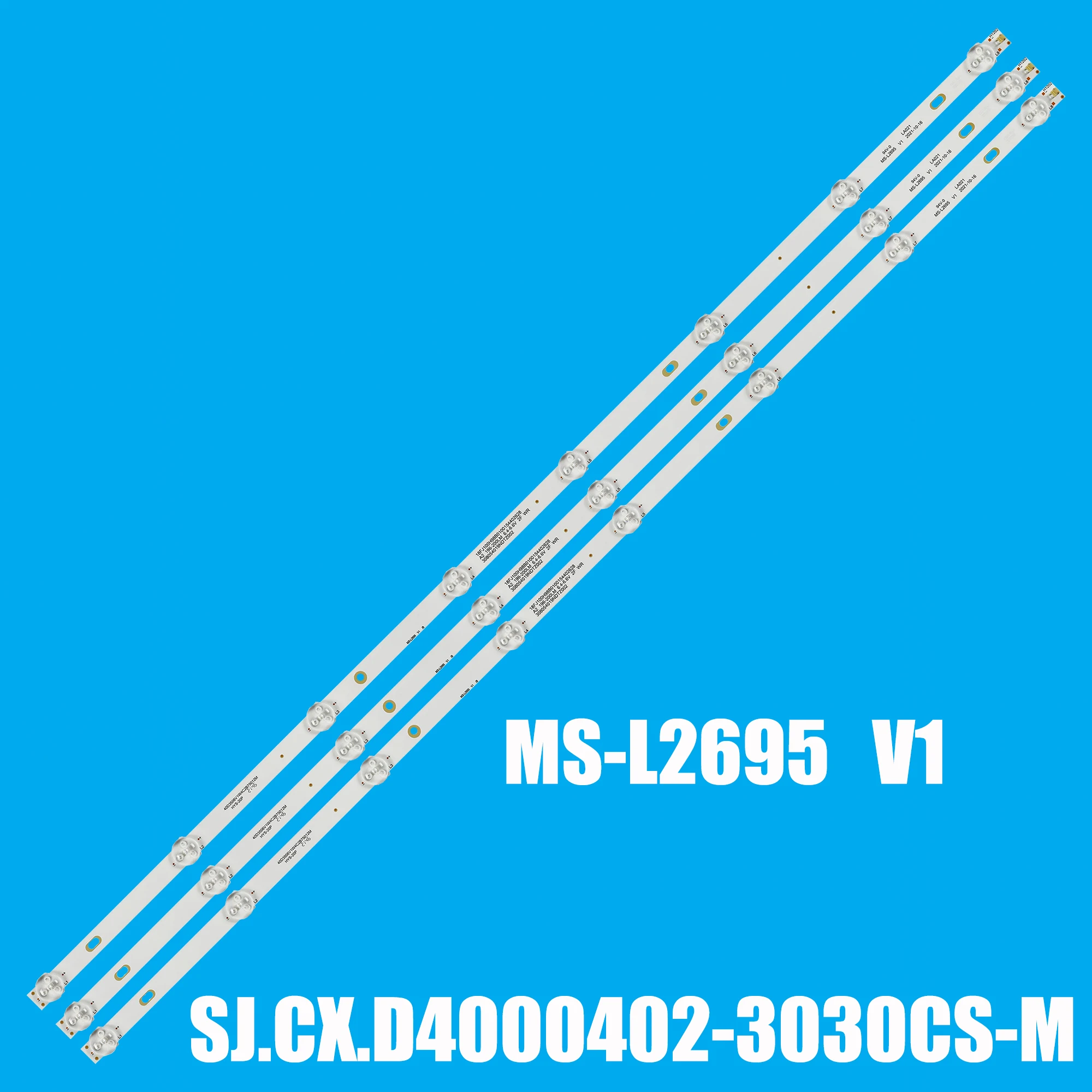 

1/5/10 Kits LED Backlight Strip for MS-L2695 V1 HTV-LED40FHD100T2 SMX4019SM LE-4019N ECON EX-40FS001B SMX4019SM LE-4019N