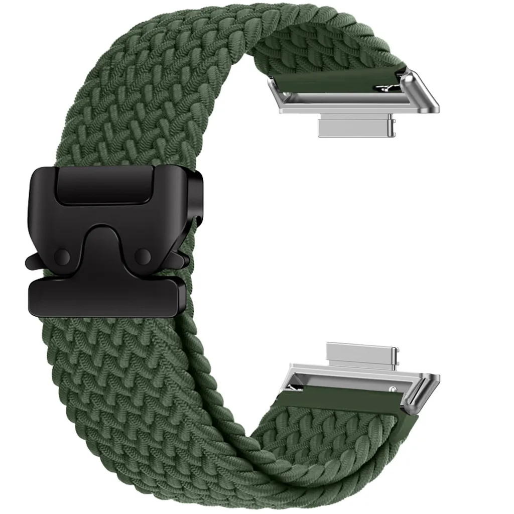Nylon Elastic Braided Solo Loop Strap for Smartwatches - Unisex Watchband