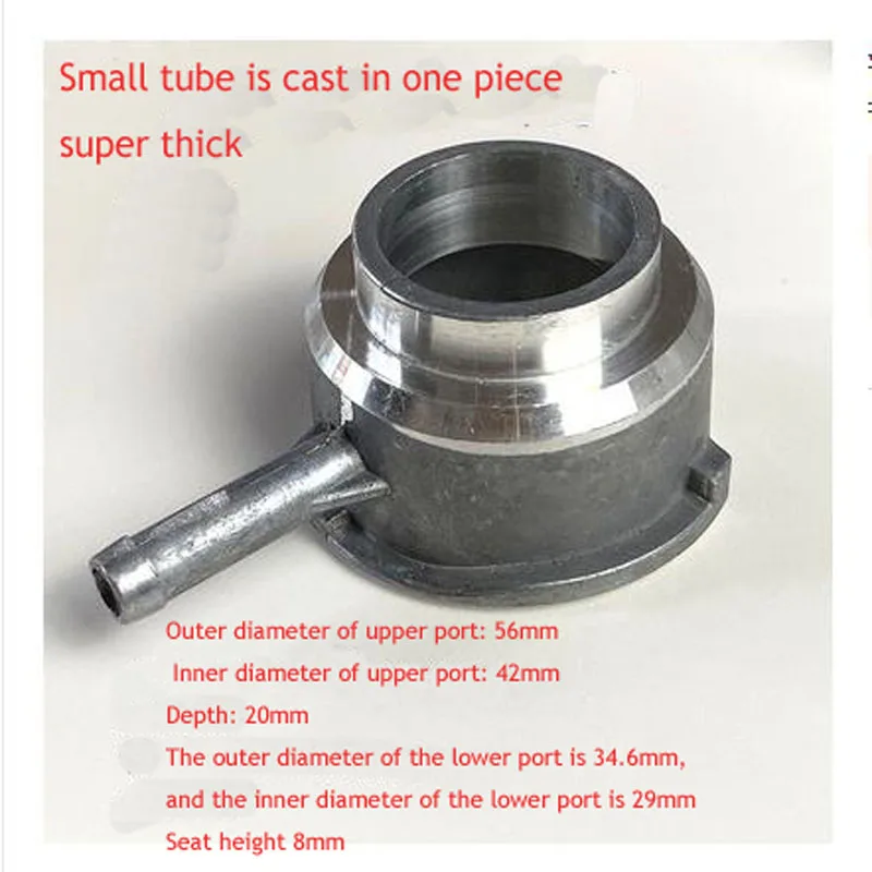 Car Water Tank Thickened Aluminum Water Nozzle Chamber Neck Nozzle Machining Argon Arc Welding Radiator Cover