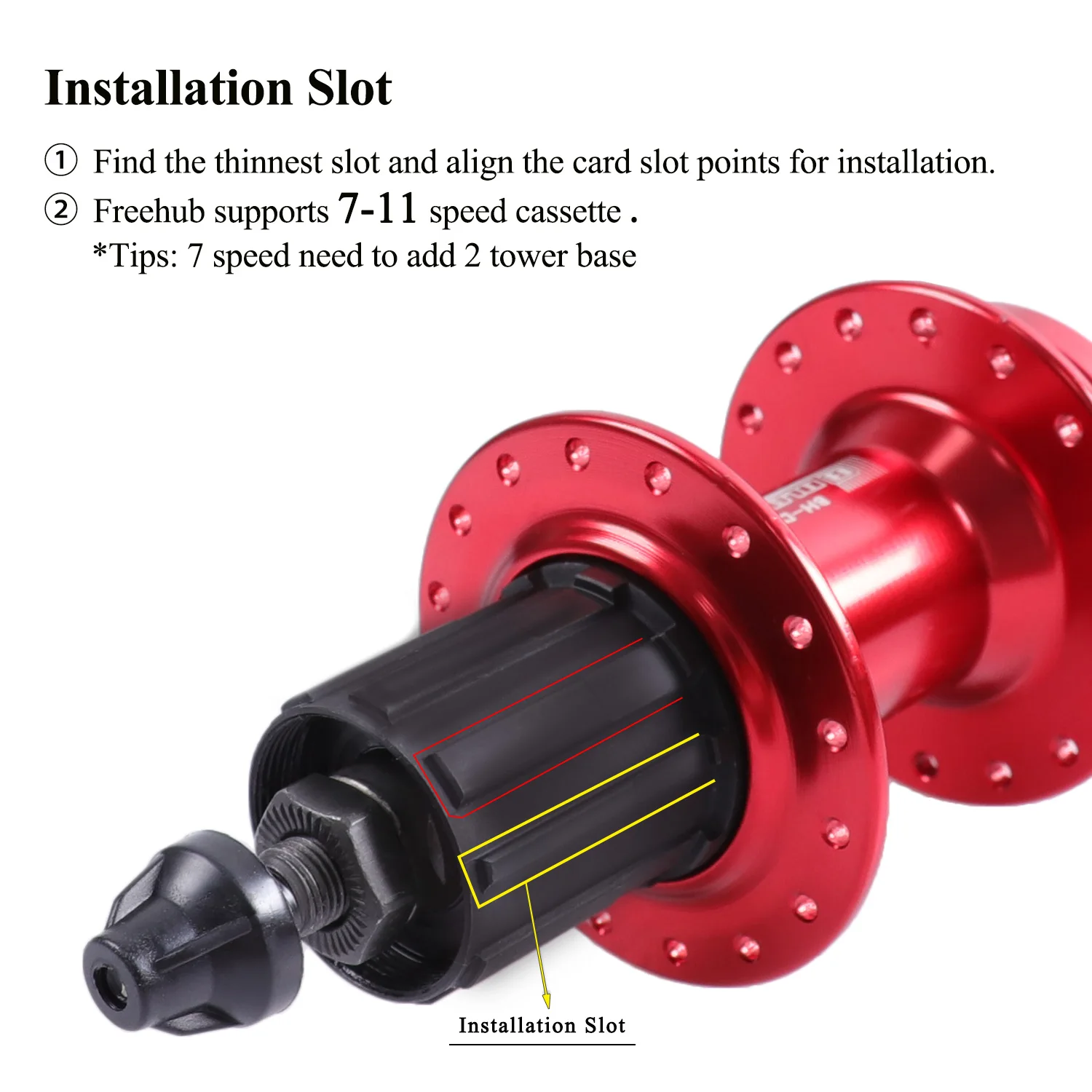 Bicycle Ball Hub BLOOKE Bicycle Ball Hub Disc Brake Front and Rear MTB Bike 32 36 Hole 10 Speed DT100
