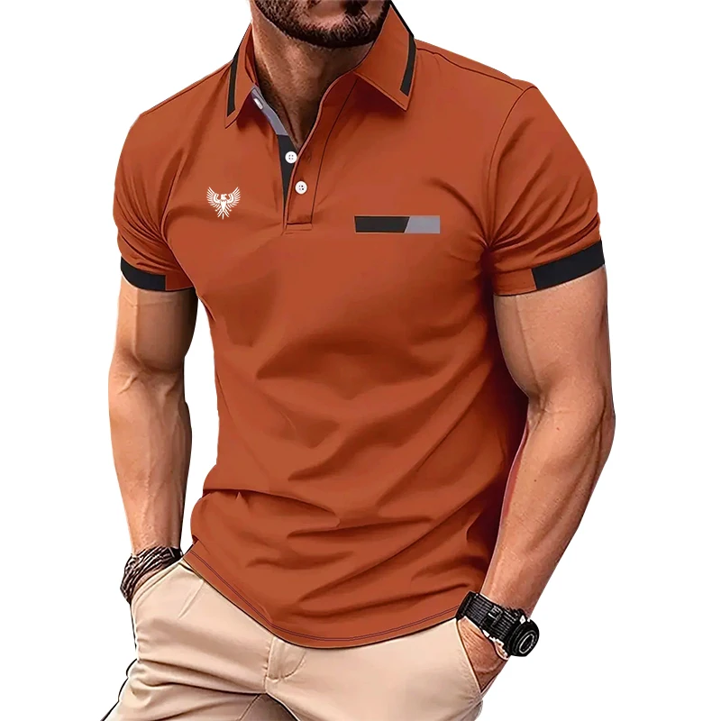 

Men's Clothes New Shirts and T-shirts Men's Polo Shirt Short Sleeve Polo Tee .