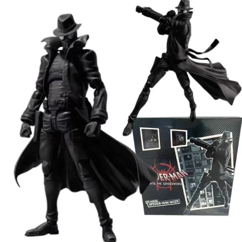 

Тысяча ценностей тренировка Sv экшн Человек-паук параллельная вселенная Человек-паук черный 6-дюймовый подвижный ручной работы