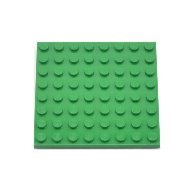 10pcs DIY 빌딩 블록 얇은 피규어 벽돌 8x8 도트 12 색 교육 크리 에이 티브 크기 어린이를위한 브랜드 장난감과 호환 가능