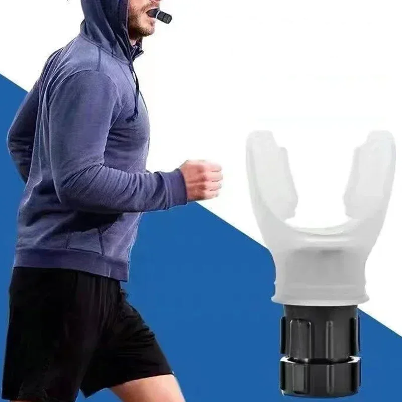 1/2pcs Breathing Trainer Exercise Lung Face Mouthpiece Respirator Fitness Equipment for Household Healthy Care breathing exerciser breathing trainer