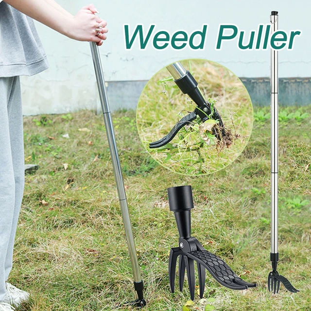 Stand Up Gardening Digging Weeder Practical Stand Up Weed Puller  Wear-resistant Easy To Use Landscaping Lawn Manual Removal Tool