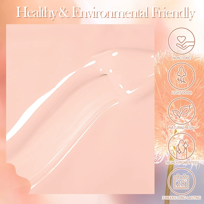 BORN PRETTY 10ml 2024 Hot Nude Pink Color Gel Nail Polish Spring Summer Varnis Semi Permanent Soak Off UV LED Nail Art Gel 4
