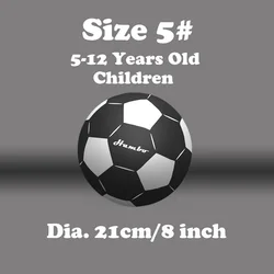 Silent Airless Foam Soccer Ball - Indoor Noiseless Fun Sports Game (Size 5 - 8inch)