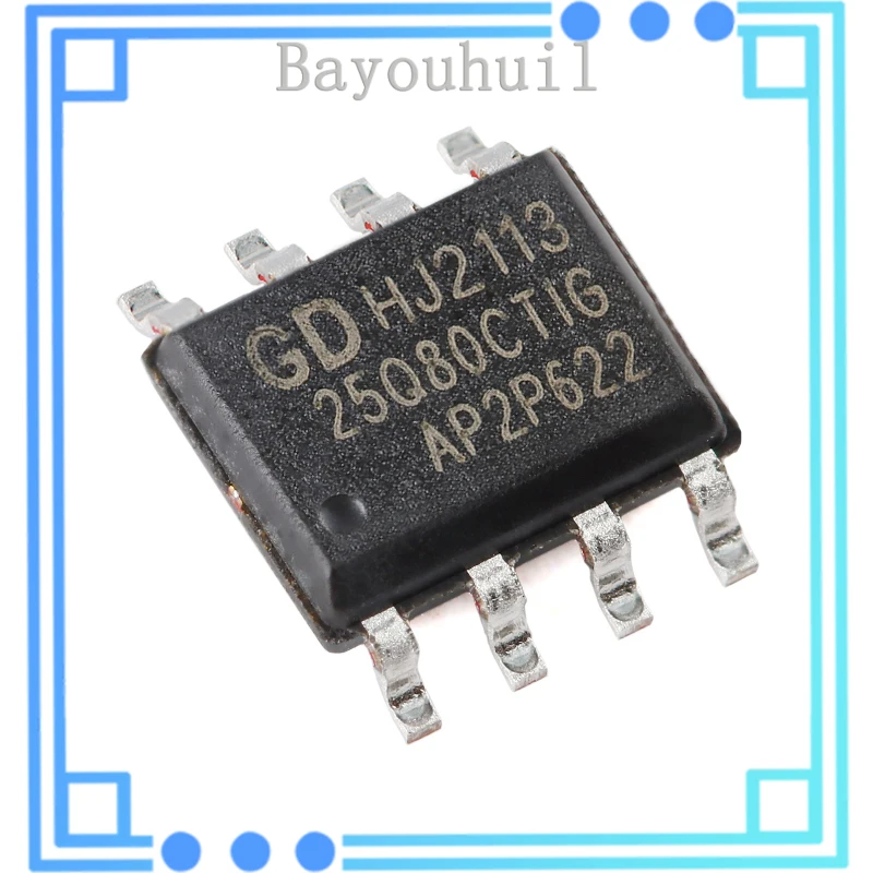 

10PCS Original Genuine GD25Q80CTIG SOP-8 8M-bit 3.3V Serial Flash Chip