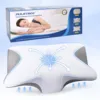 Pulatree Pillow Odorless Orthopedic Pillow For Neck And Shoulder Pain Memory Foam Neck Pillow Ergonomic Sleeping Cervical Pillow 1