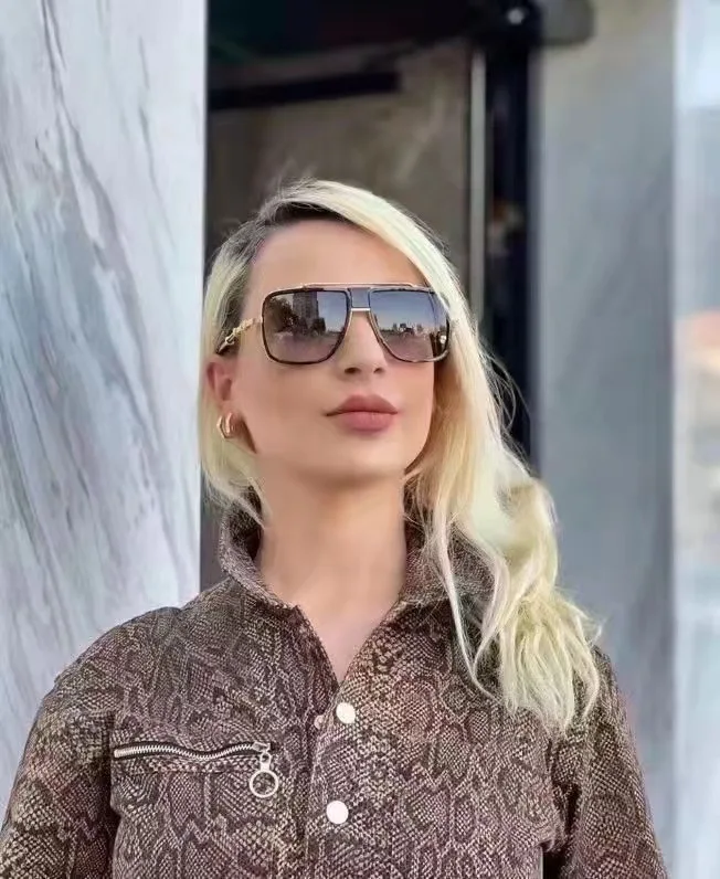 AOZE2022 Fashion h Six Limited Edition Style SteamPunk Sunglasses Men Cool Vintage Side Shield Brand Design Sun Glasses_voghion.com