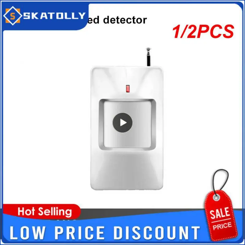 

1/2PCS Wireless PIR Sensor Motion Detector 1527 Type Without Battery For Home Security Alarm System