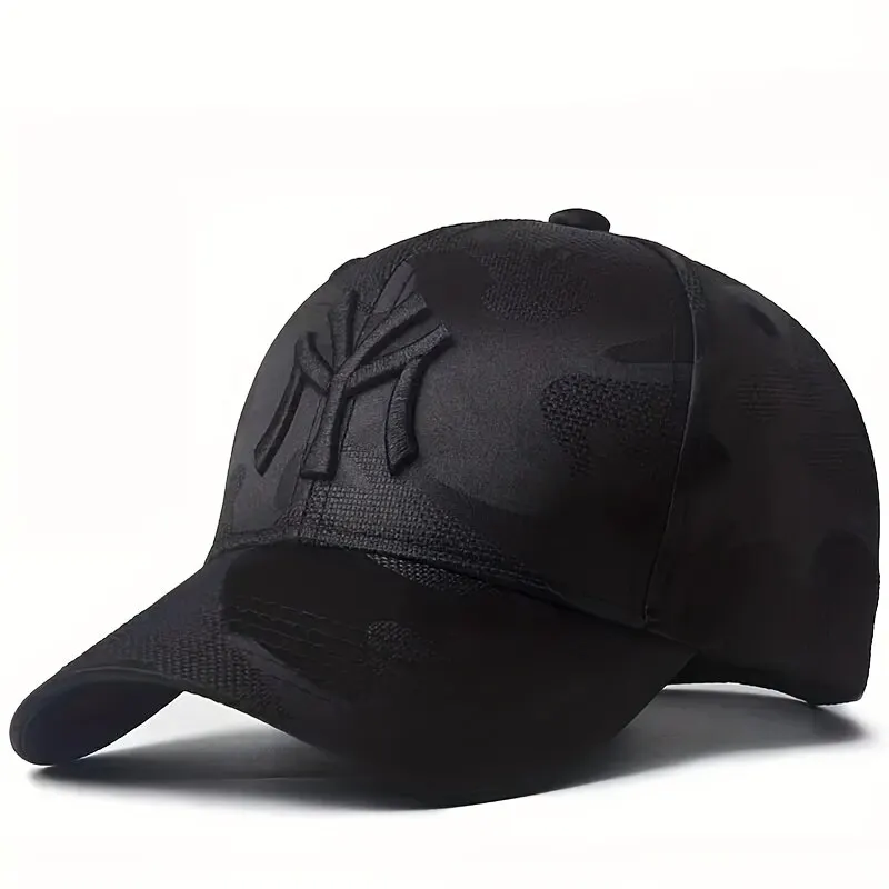 Fashion Letter Embroidery Camouflage Baseball Hats Spring and Autumn Outdoor Adjustable Casual Hats Sunscreen Hat Sports & Entertainment