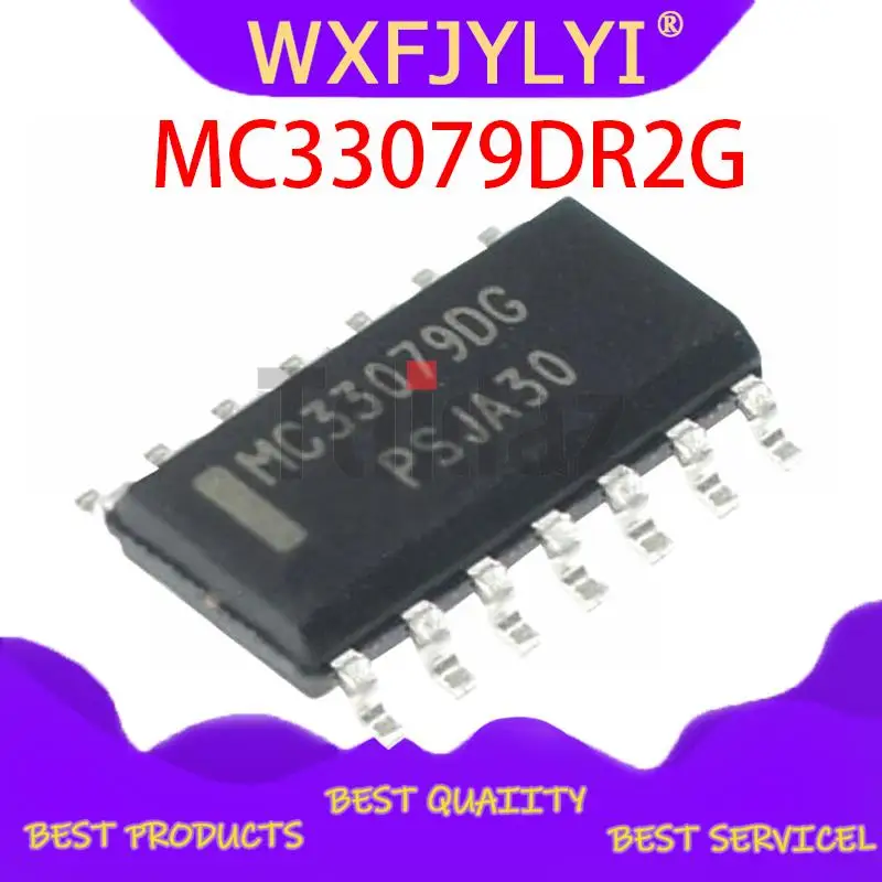5 pçs/lote MC33079DR2G MC33079 MC33079D MC33079DG SOP 14 IC Melhor ...