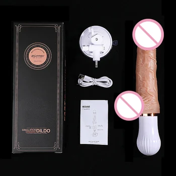 Automatic Thrusting Dildo Vibrator for Women G Spot Heating Realistic Penis with Suction Cup Hand-Free Anal Sex Toys for Adults 6