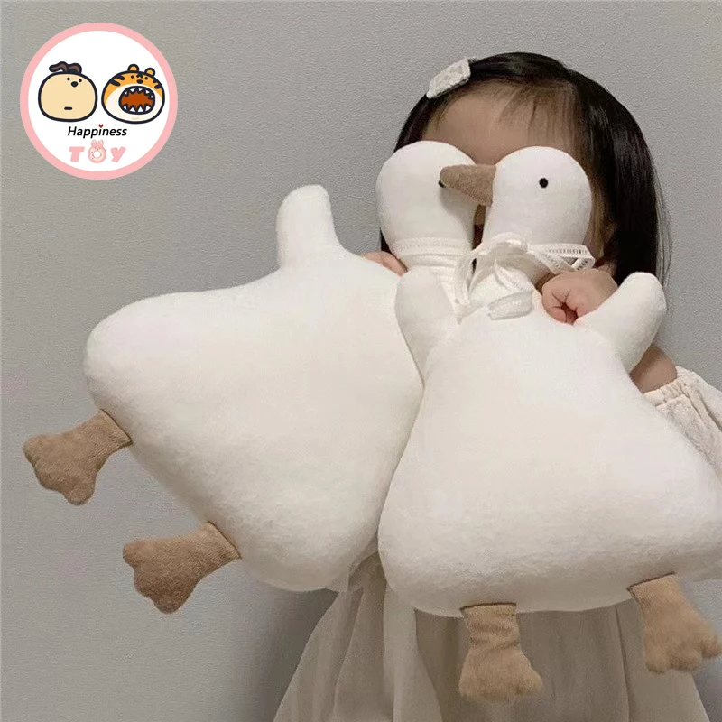

Мягкая плюшевая игрушка в Корейском стиле INS, мультяшное животное, утка, милая спутник для сна, плюшевая кукла для детей 0-12 месяцев, Успокаивающая эмоции