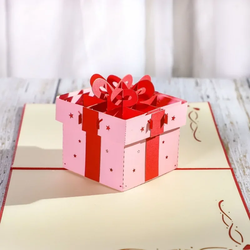 3D pop-up style greeting card handmade paper carving birthday gift greeting cards creative paper carving thank you card