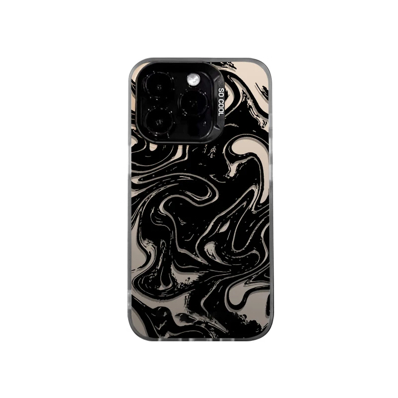 Innovative Ink Painting Laser Plated Shockproof Phone Case