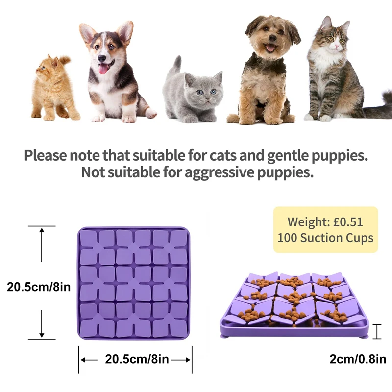 Dog Crate Training & Behavior Aids for Puppies,Crate Toys for Dogs Anxiety  Relief Boredom and Stimulating Slow Feeder Lick Plate Training Tool  Supplies Multipurpose Puppy Licking Toy Pad : Pet Supplies 