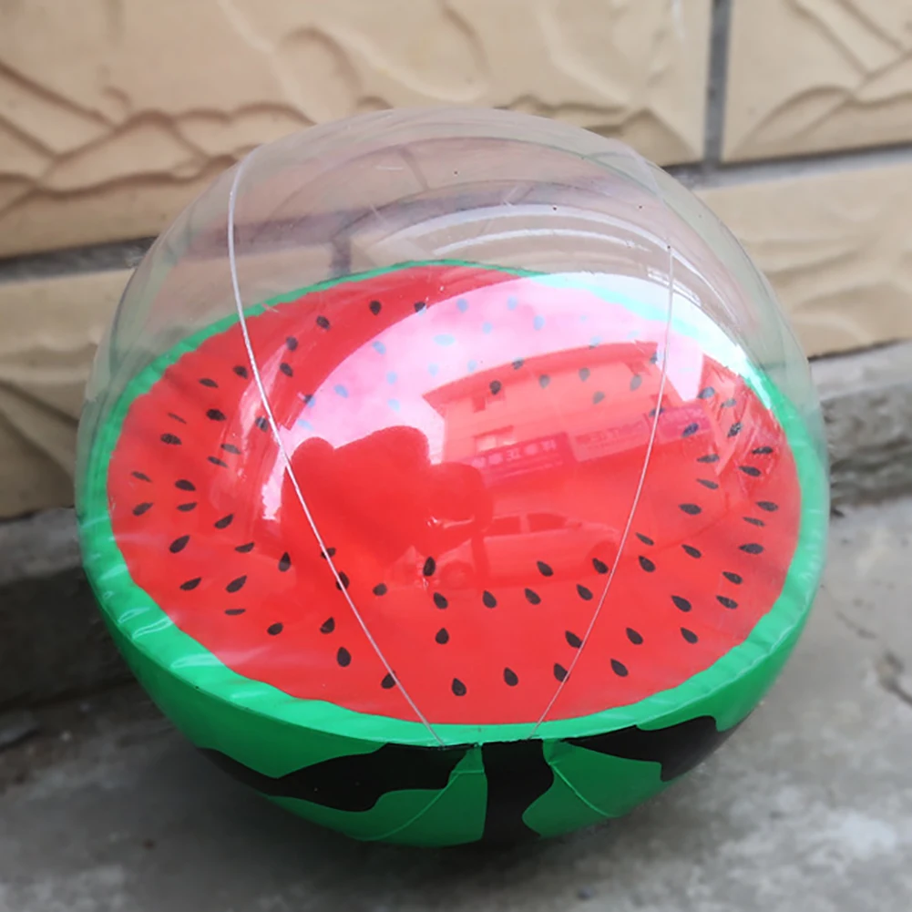 Outdoor Air Filled Bubble Ball Blow Up Balloon Toy Water Party Game Gifts Simulation Watermelon Rubber Inflatable Beach Balls 2 Outdoor Air Filled Bubble Ball Blow Up Balloon Toy Water Party Game Gifts Simulation Watermelon Rubber Inflatable Beach Balls 2