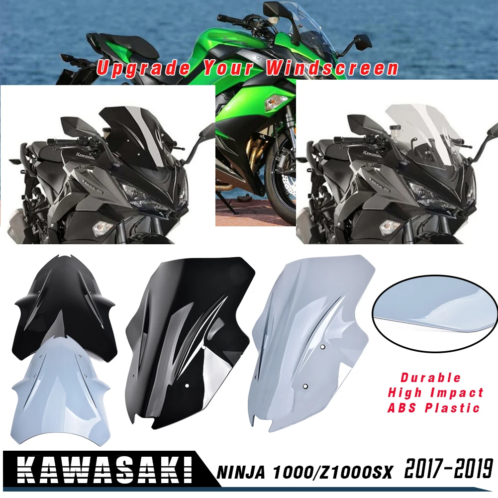 

For Kawasaki Ninja1000XS Ninja 1000XS 2020-2023 Windshield WindScreen Visor Wind Shiled Deflector For Z1000SX Z 1000SX 2017-2019