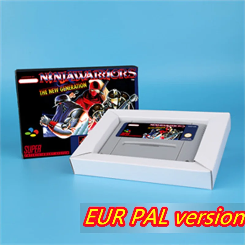for Ninja Warriors 16bit game card for EUR PAL version SNES video