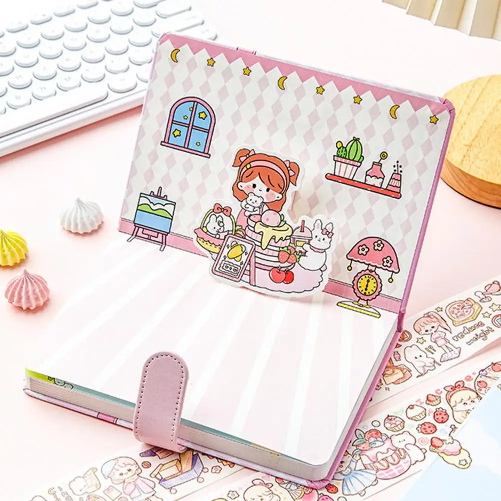 Diary Book Durable Eco-friendly Smooth Writing for Daily Usage Journal Notebook Scrapbook Notebook