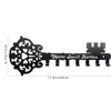 Sweet Home Key Holder Hooks Wall Mounted Decorative Black Metal Hanger Iron Art Coat Rack and Organizer Hook Stylish Wall Décor 4