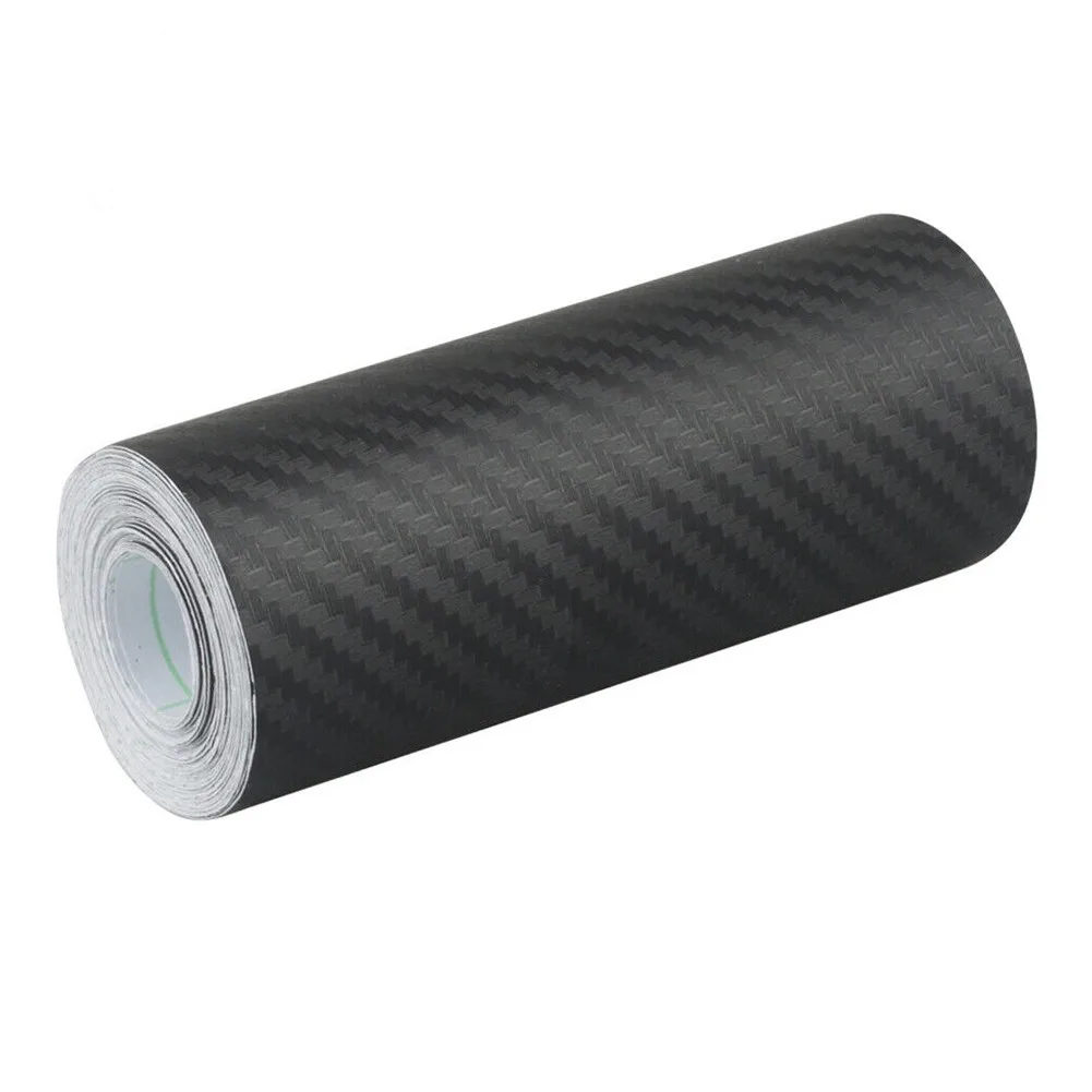 

10cm*3m Car Stickers Carbon Fiber Car Protector Door Sill Scuff Anti Scratch Tape Protection Bumper Film Sticker Car Styling