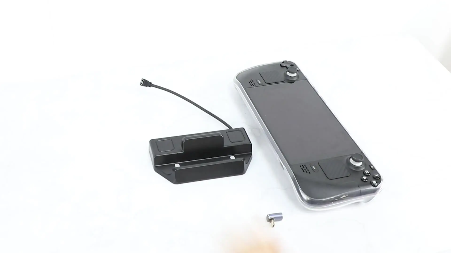 QIANRENON 90° angolo USB3.2 C Adattatore 20Gbps 100W USB3.2 Type C maschio a femmina retto angolo Connettore,supporta 8K audio/video,per smartphone tablet steam deck,nero lucido,2Pcs(piegatura Centro