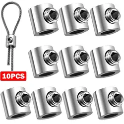 Premium Stainless Steel Adjustable Cable Clamp - Durable Copper Steel Wire Rope Clip - S