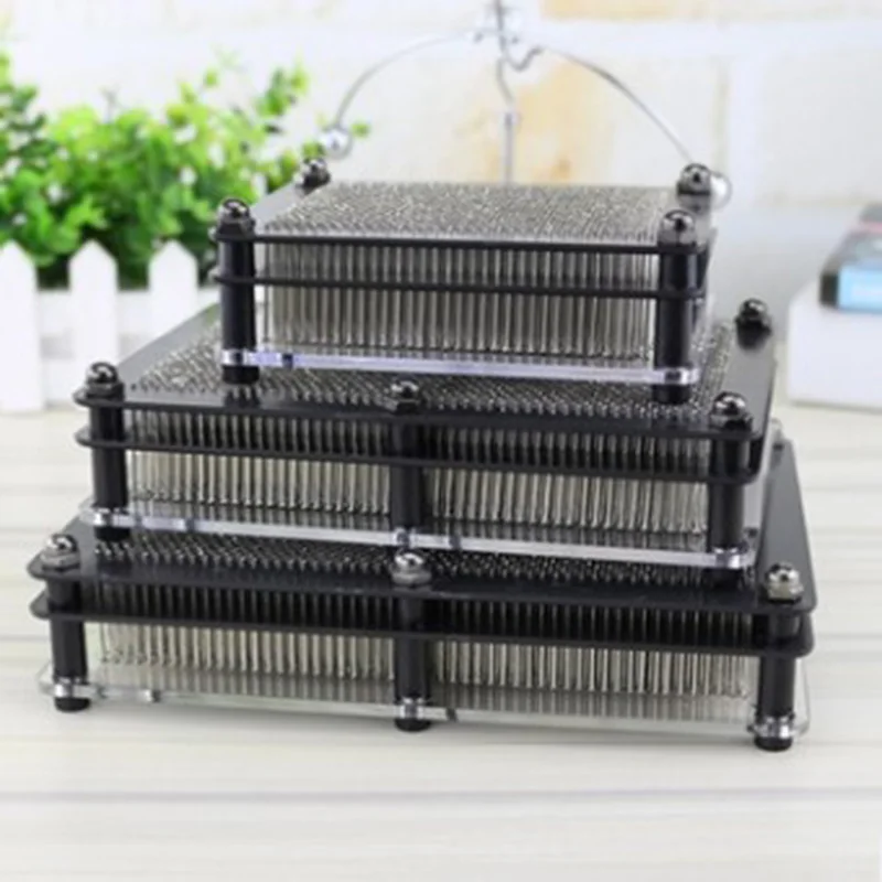 3D Metal Clone Needle Handprint Model Creative Novel Toy Decorative Ornaments Multifunctional Magic Needle Painting Toys